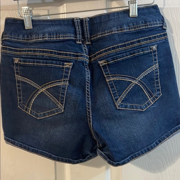 Wallflower Dark Blue Jean Shorts - Picture 5 of 7